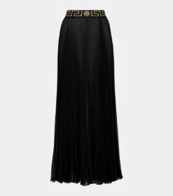 Versace Plissierter Maxirock
