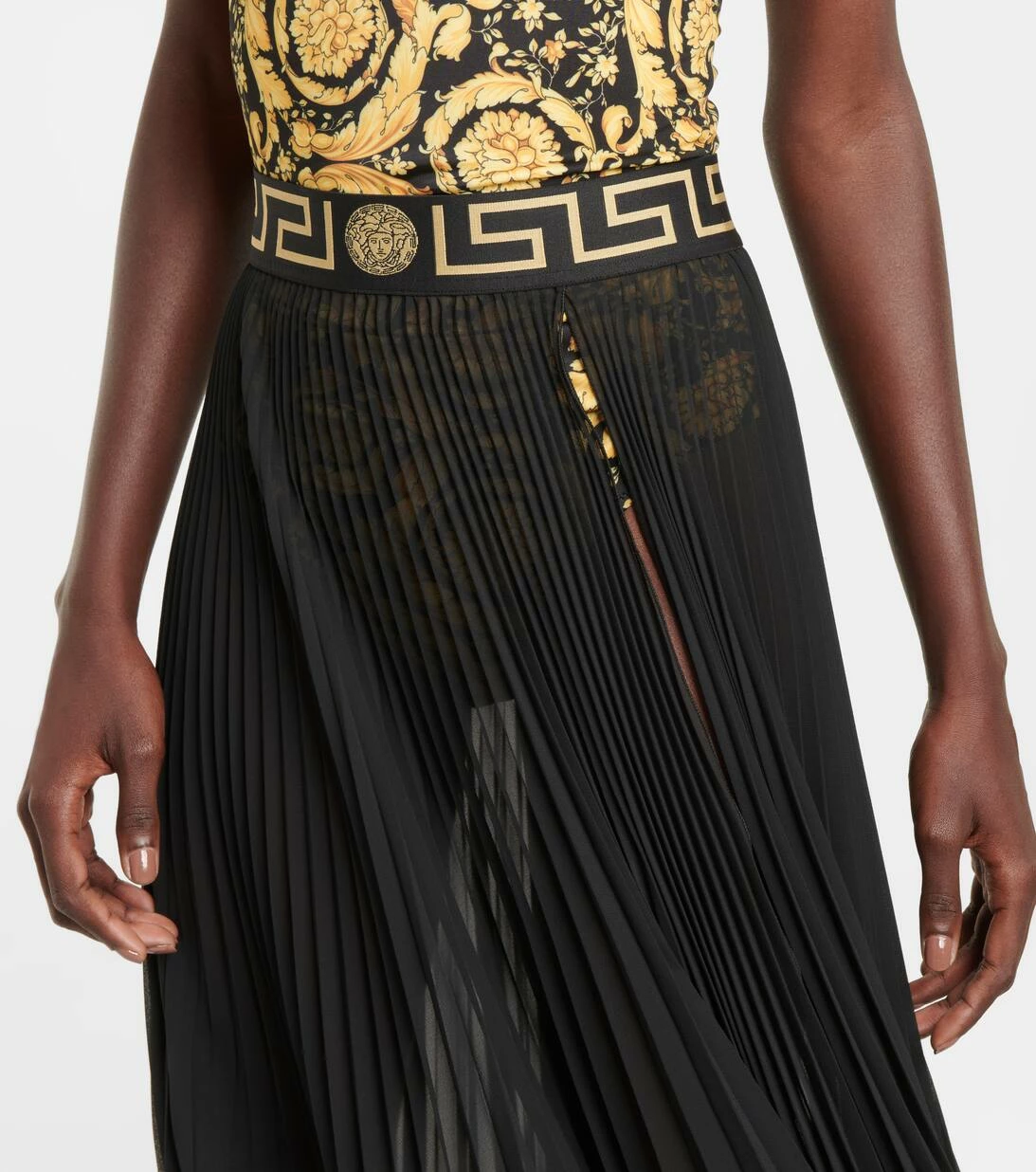 Versace Plissierter Maxirock 4 Versace Plissierter Maxirock – Bild 4