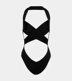 Norma Kamali Badeanzug Crossover Mio