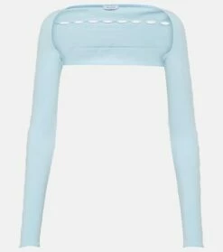 ALAIA Bolero Aus Tech-Material