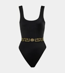 Versace Badeanzug Greca Aus Jersey