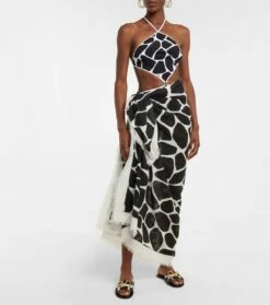 Valentino Bedruckter Cover-up Aus Baumwolle -Mytheresa Verkaufs-Shop P00687461 b1