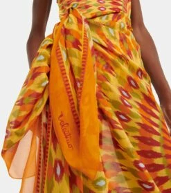 Valentino Bedruckter Pareo Aus Seide Und Baumwolle -Mytheresa Verkaufs-Shop P00687467 d1