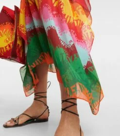 Valentino Kaftan Aus Seide Und Baumwolle -Mytheresa Verkaufs-Shop P00692718 d3