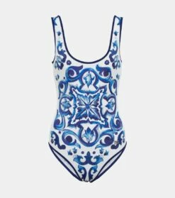 Dolce & Gabbana Bedruckter Badeanzug
