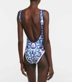 Dolce & Gabbana Bedruckter Badeanzug -Mytheresa Verkaufs-Shop P00696015 b2