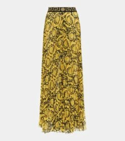 Versace Hose Barocco Mit Weitem Bein