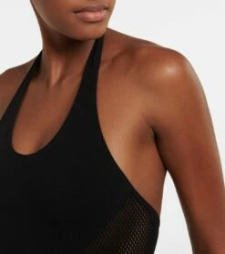 ALAIA Badeanzug Mit Mesh-Einsatz -Mytheresa Verkaufs-Shop P00700967 d1