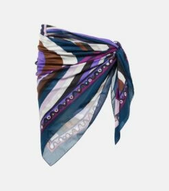 Bedrucktes Cover-up Aus Baumwolle