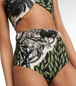 JOHANNA ORTIZ Bedrucktes High-Rise Bikini-Höschen -Mytheresa Verkaufs-Shop P00742303 d1