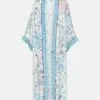 Bedruckter Kaftan Erica Aus Satin