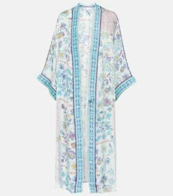 Bedruckter Kaftan Erica Aus Satin