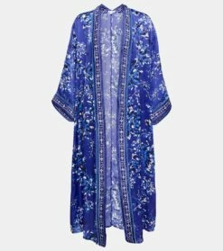 Bedruckter Mantel Erica Aus Satin