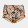 ULLA JOHNSON Bedrucktes Bikini-Höschen Porto