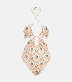 Bedruckter Badeanzug Mejorana