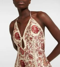 Zimmermann Bedruckter Badeanzug Vitali Keyhole Crochet -Mytheresa Verkaufs-Shop P00751721 d1