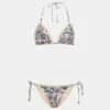 Zimmermann Bedruckter Bikini Vitali Crochet Edge