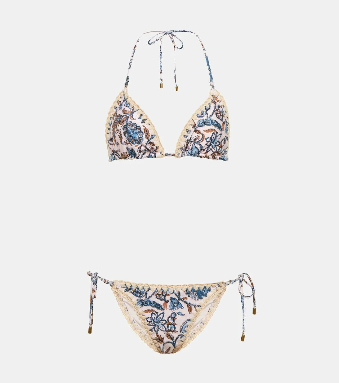 Zimmermann Bedruckter Bikini Vitali Crochet Edge 1 Zimmermann Bedruckter Bikini Vitali Crochet Edge