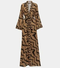 Rebecca Vallance Bedruckter Kaftan Thiago Aus Seide