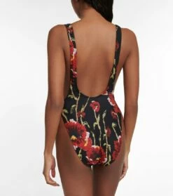 Norma Kamali Bedruckter Badeanzug Marissa -Mytheresa Verkaufs-Shop P00761916 b2