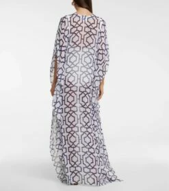 Bedruckter Kaftan Roxanne Aus Chiffon -Mytheresa Verkaufs-Shop P00766432 b2