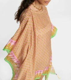 Tory Burch Kaftan Aus Baumwolle Und Seide -Mytheresa Verkaufs-Shop P00767158 d1