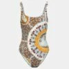 Tory Burch Bedruckter Badeanzug Clip Tank
