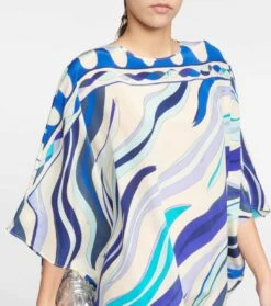 Bedruckter Kaftan Aus Seiden-Twill 9 Bedruckter Kaftan Aus Seiden-Twill -Mytheresa Verkaufs-Shop P00769433 d1