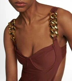 Badeanzug Gold Chain -Mytheresa Verkaufs-Shop P00770308 d1