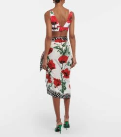 Dolce & Gabbana Bedruckter Pareo Aus Baumwolle -Mytheresa Verkaufs-Shop P00771359 b2