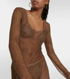 Cover-up Lorenzo Mit Kristallen -Mytheresa Verkaufs-Shop P00774164 d2