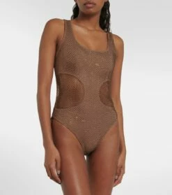 Badeanzug Fern Aus Mesh Mit Kristallen -Mytheresa Verkaufs-Shop P00774170 b1