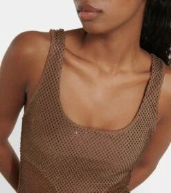 Badeanzug Fern Aus Mesh Mit Kristallen -Mytheresa Verkaufs-Shop P00774170 d1