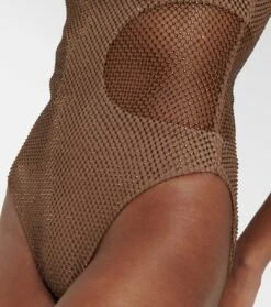 Badeanzug Fern Aus Mesh Mit Kristallen -Mytheresa Verkaufs-Shop P00774170 d2