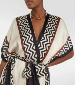 Max Mara Bedrucktes Wickelkleid Estremo -Mytheresa Verkaufs-Shop P00776863 d1