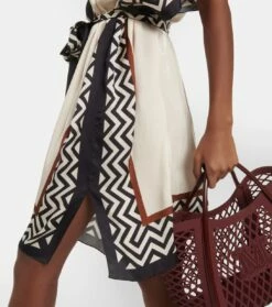 Max Mara Bedrucktes Wickelkleid Estremo -Mytheresa Verkaufs-Shop P00776863 d2