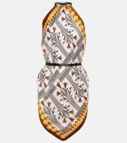 Max Mara Bedrucktes Top Ubi Aus Satin