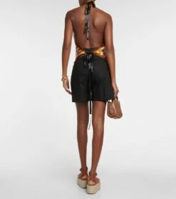 Max Mara Bedrucktes Top Ubi Aus Satin -Mytheresa Verkaufs-Shop P00776866 b2