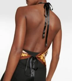 Max Mara Bedrucktes Top Ubi Aus Satin -Mytheresa Verkaufs-Shop P00776866 d3