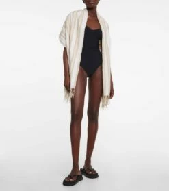 Toteme Pareo Aus Leinen Und Baumwolle -Mytheresa Verkaufs-Shop P00789645 d2