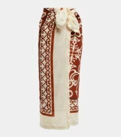 Pareo Orquídea Calados Aus Baumwolle