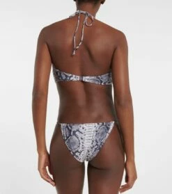 Norma Kamali Bedrucktes Bikini-Höschen String -Mytheresa Verkaufs-Shop P00791780 b2