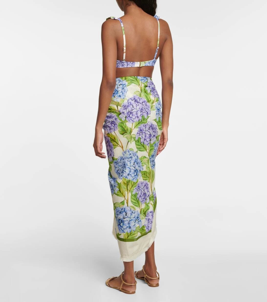 Pareo Orquídea Hortensia Aus Baumwolle 3 Pareo Orquídea Hortensia Aus Baumwolle – Bild 3