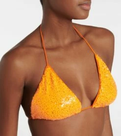 Norma Kamali Bikini-Oberteil Mit Pailletten -Mytheresa Verkaufs-Shop P00800854 d1
