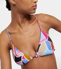 Rebecca Vallance Bedrucktes Bikini-Oberteil Le Reve -Mytheresa Verkaufs-Shop P00808001 d1