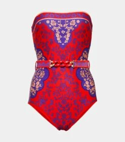 Zimmermann Bedruckter Badeanzug Raie